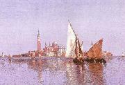 John Douglas Woodward San Giorgio Maggoire, Venice oil on canvas